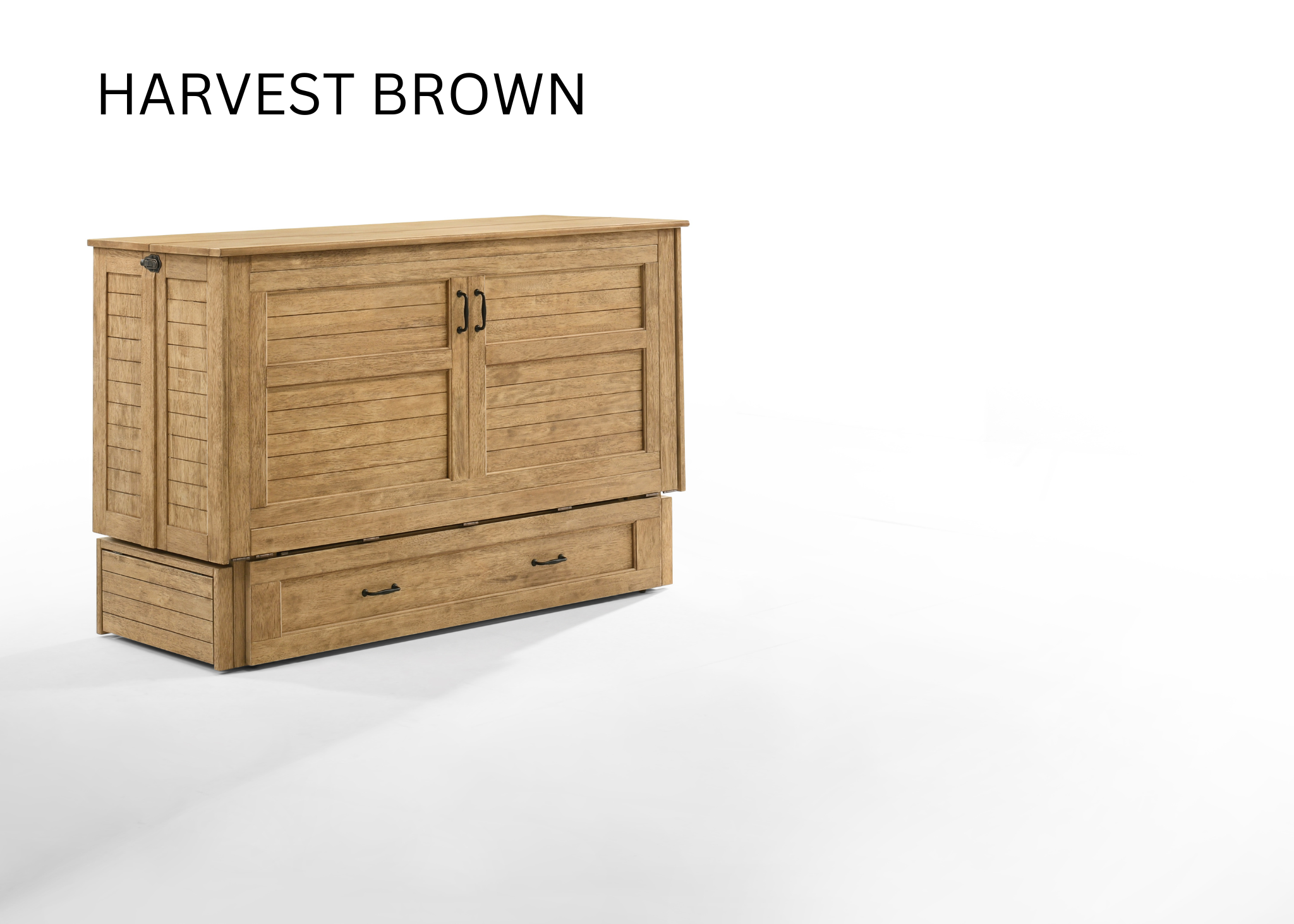 Poppy Murphy Bed - Harvest Brown Finish