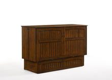 Load image into Gallery viewer, Alphine Murphy Cabinet Heritage Brown Closed - Rustic Gray