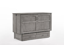 Load image into Gallery viewer, Alphine Murphy Cabinet Heritage Brown Closed - Rustic Gray