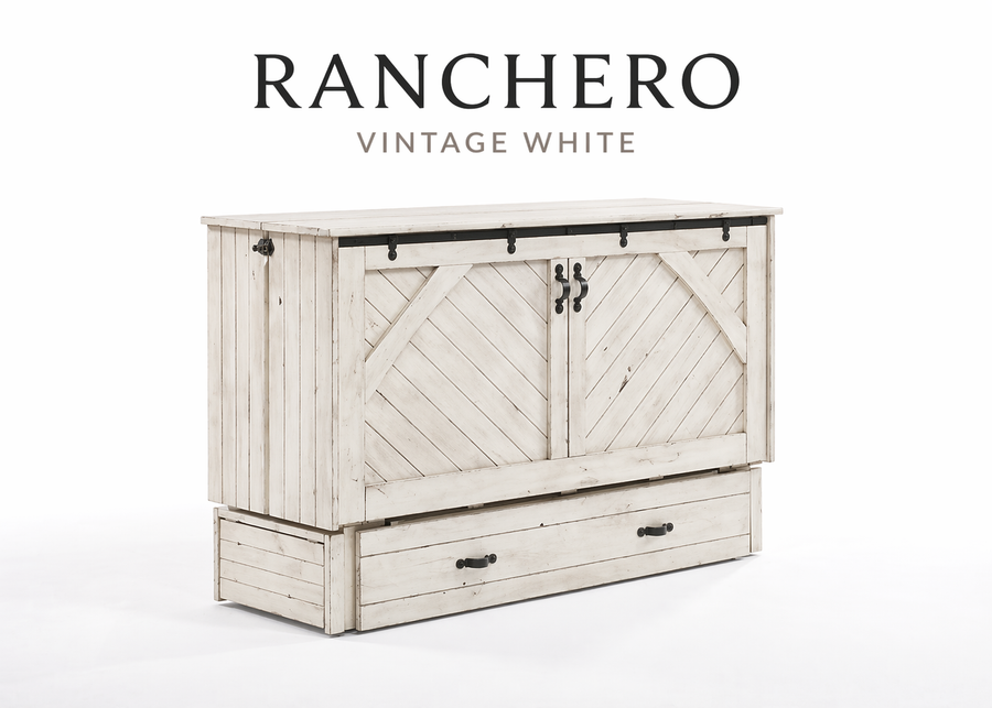 Ranchero Murphy Bed Cabinet – Custom-Built, Vintage Elegance