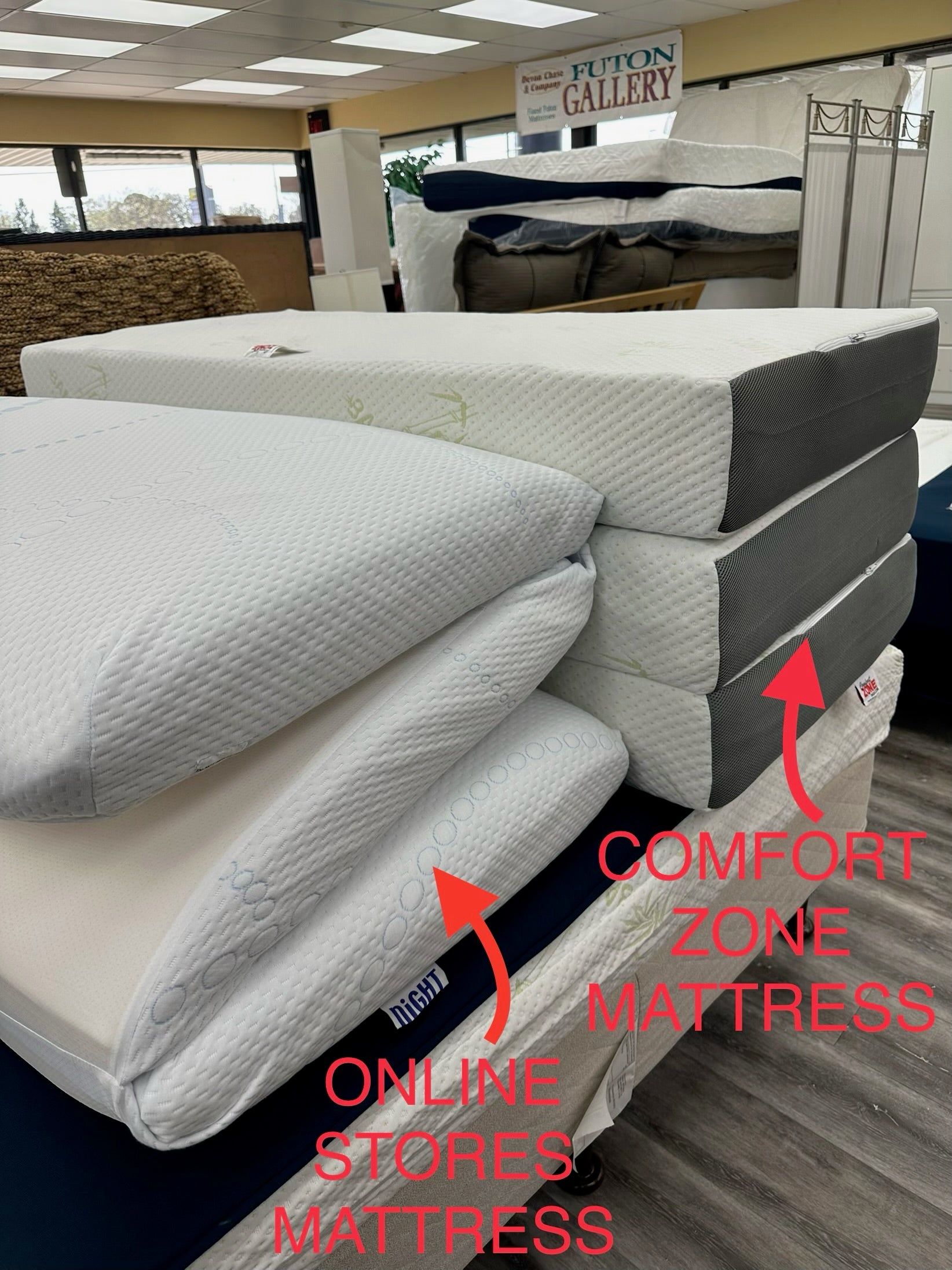 6.5" Bamboo 2-Sided Mattress – Comfort Zone Shop