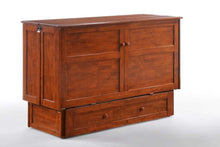Load image into Gallery viewer, Clover - Murphy Bed Cabinet - Cherry, Chocolate &amp; White