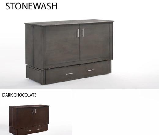 Sagebrush Murphy Bed Cabinet – A Custom-Built, Solid Wood Space-Saving Bed